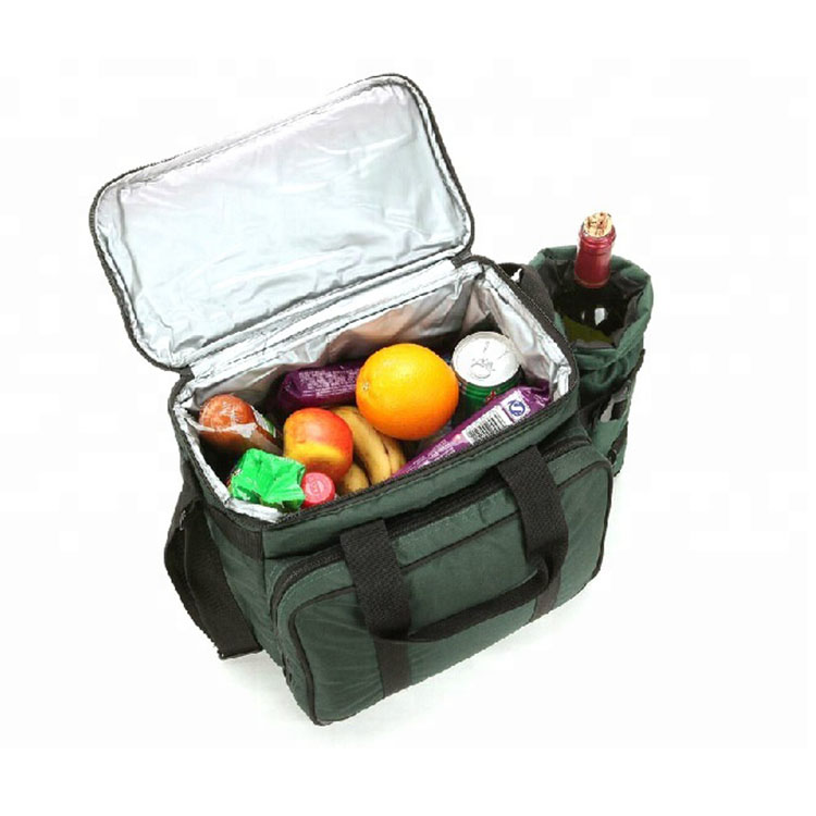   Bolsa de refrigerador para camping aislada reutilizable grande 